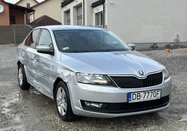 Skoda RAPID cena 22500 przebieg: 126300, rok produkcji 2017 z Chojnice małe 172